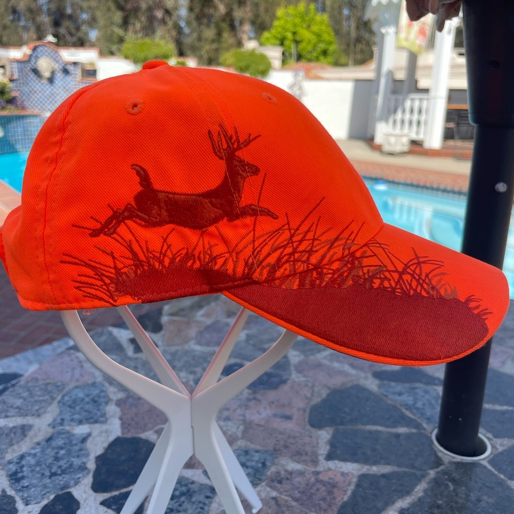 Wildlife Series Dri Duck Hat Orange Outdoors Hiking Unisex Adjustable